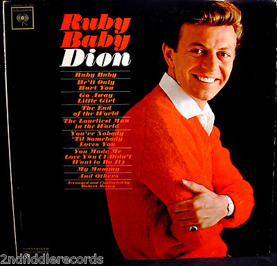 DION-RUBY BABY-Rarer Guaranteed High Fidelity Album In Mono-COLUMBIA #CL 2010