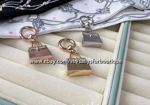 Sallys Quality 100% Copper Scarf Ring Mini Bag Buckles Brooch For Silk Scarves - Picture 8 of 28