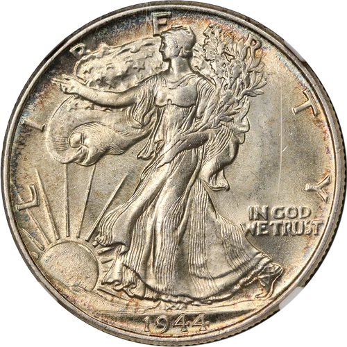 1944-P Walking Liberty Half NGC MS64 Nice Eye Appeal Nice Strike