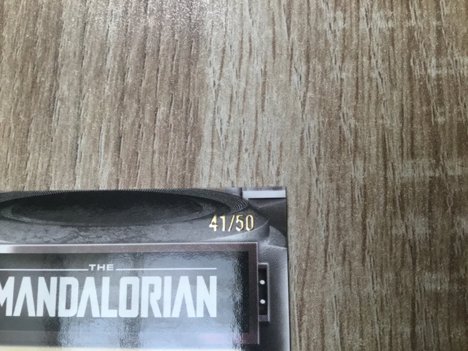 STAR WARS TOPPS MANDALORIAN SAISON 1 ET 2.  DR PERSHING.     MATRICULE 41/50 - Photo 3/3