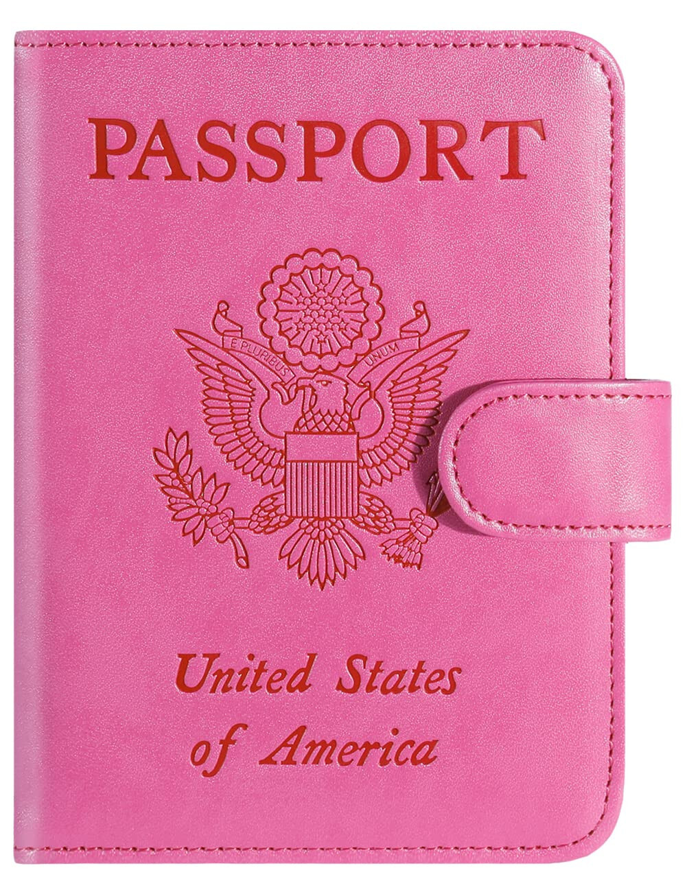 Leather RFID Blocking Passport Holder Wallet for Travel Essentials  -image