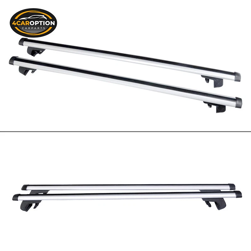 Aluminum 48 Inch 120CM Universal Roof Rack Cross Bar Luggage Carrier With Lock Foto 4 de 4