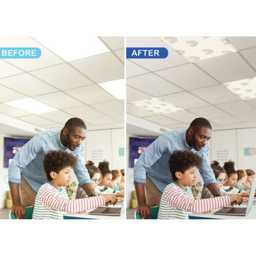 Modern Rainbow Calming Covers Ceiling Light Filters - Teacher Created Resources - Bild 3 von 11