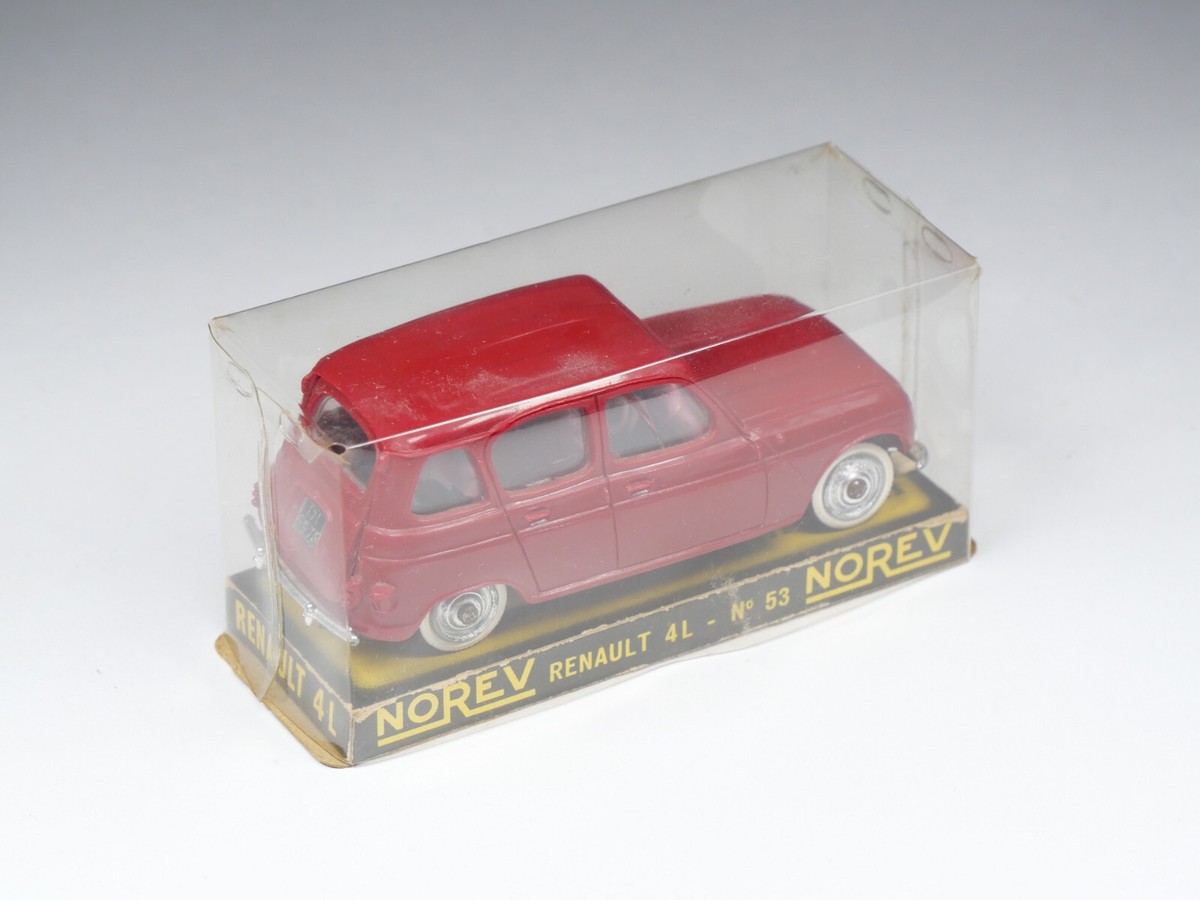 NOREV N°53 - Renault 4L Rouge Vif - Miniature 1/43 - En Boîte - Occasion
