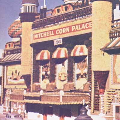 1949 World Only Corn Palace Mitchell Chamber Of Commerce Davison Co South Dakota