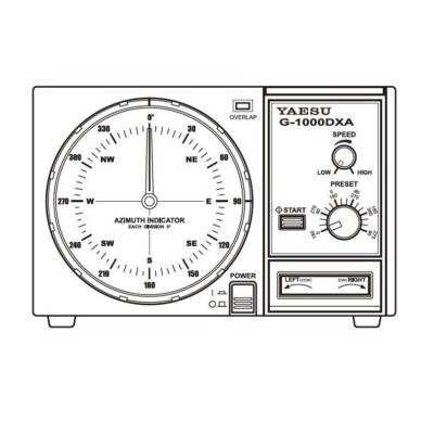 YAESU G-1000DXA HEAVY DUTY DELUXE HF/V,UHF From Japan 788026067060