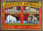 Vintage Porcelain Enamel Sign Ande Rooney Barnum's Animal Crackers 11” x 7-3/4"