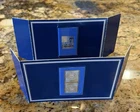 Lot Of 2 Franklin Mint Silver World’s Greatest Stamps Vintage 70’s MINT