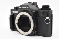 Top MINT w/Grip Olympus OM-4Ti Black 35mm SLR Film Camera Body From JAPAN