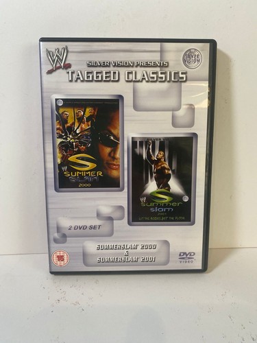 WWE Tagged Classics Summerslam 2000/2001 DVD Box Set 2 Disc