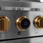 48 in. 6.7 cu. ft. 8 Burners Dual Fuel Range for Natural Gas in Stainless Steel