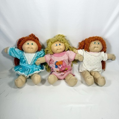 Vintage Cabbage Patch Doll Lot Of 3