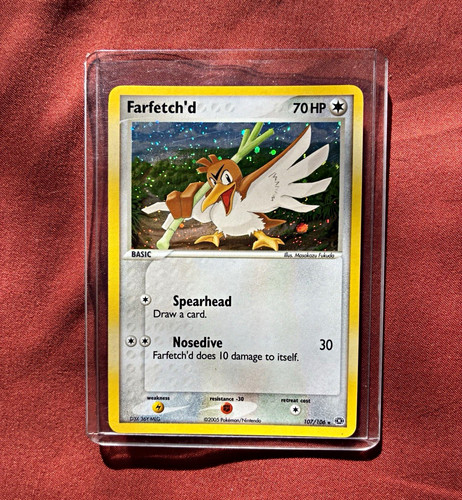 Pokémon TCG Farfetch'd EX Emerald 107/106 Secret Rare Holo 2005 English