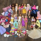 HUGE LOT OF BARBIES & ACCESSORIES VINTAGE & SOME MODERN