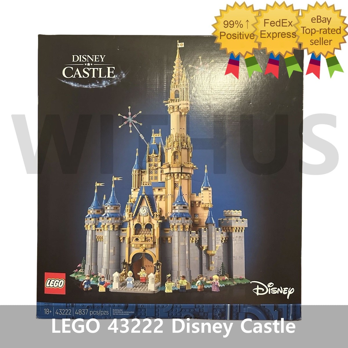 LEGO 43222 Disney Castle 4837pcs/ Brand New Sealed Package= | eBay