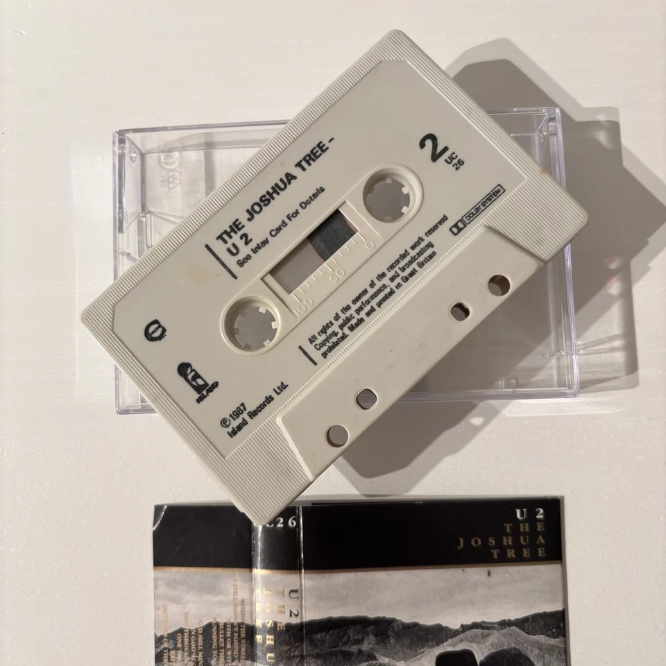 U2 - THE JOSHUA TREE (UK CASSETTE TAPE) - Image 3 of 4