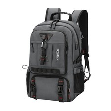 60L Large Expandable Travel Backpack with Shoe Compartment, Laptop Compartmen...