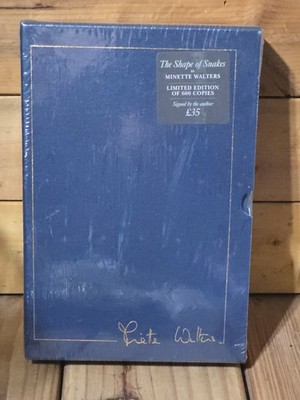 THE SHAPE OF SNAKES by Minette Walters SIGNED/ LMT/SLIPCASED Only  600 Made