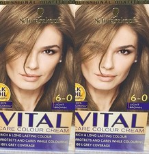 Vital Colors Schwarzkopf Cream Vital Colour Hair Dye 1-0 3-0 4-07 5-69 6-0 10-2