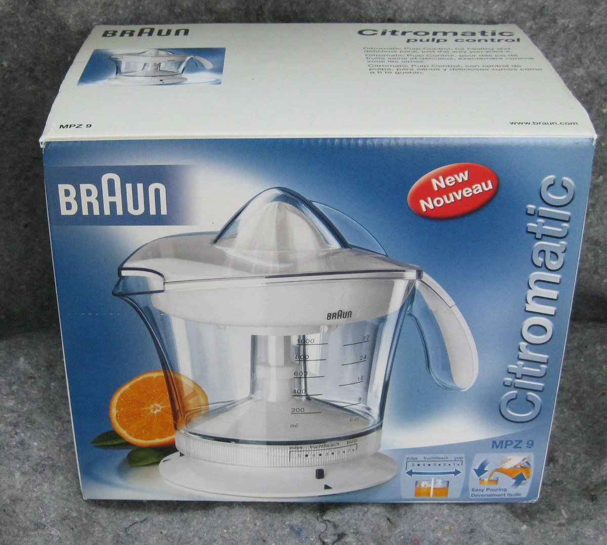 新品 ビンテージ ブラウン BRAUN Citromatic シトラスジューサー Braun Citromatic