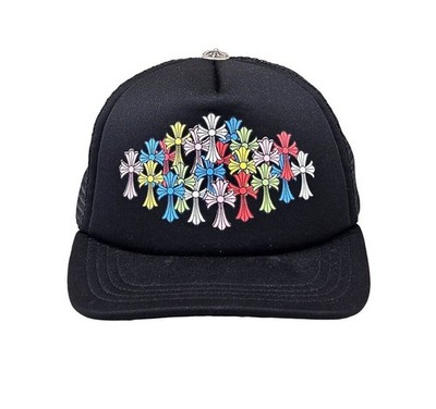 Chrome Hearts Cemetery Multi Cross Mesh Cap Black 13N684BD 156222217