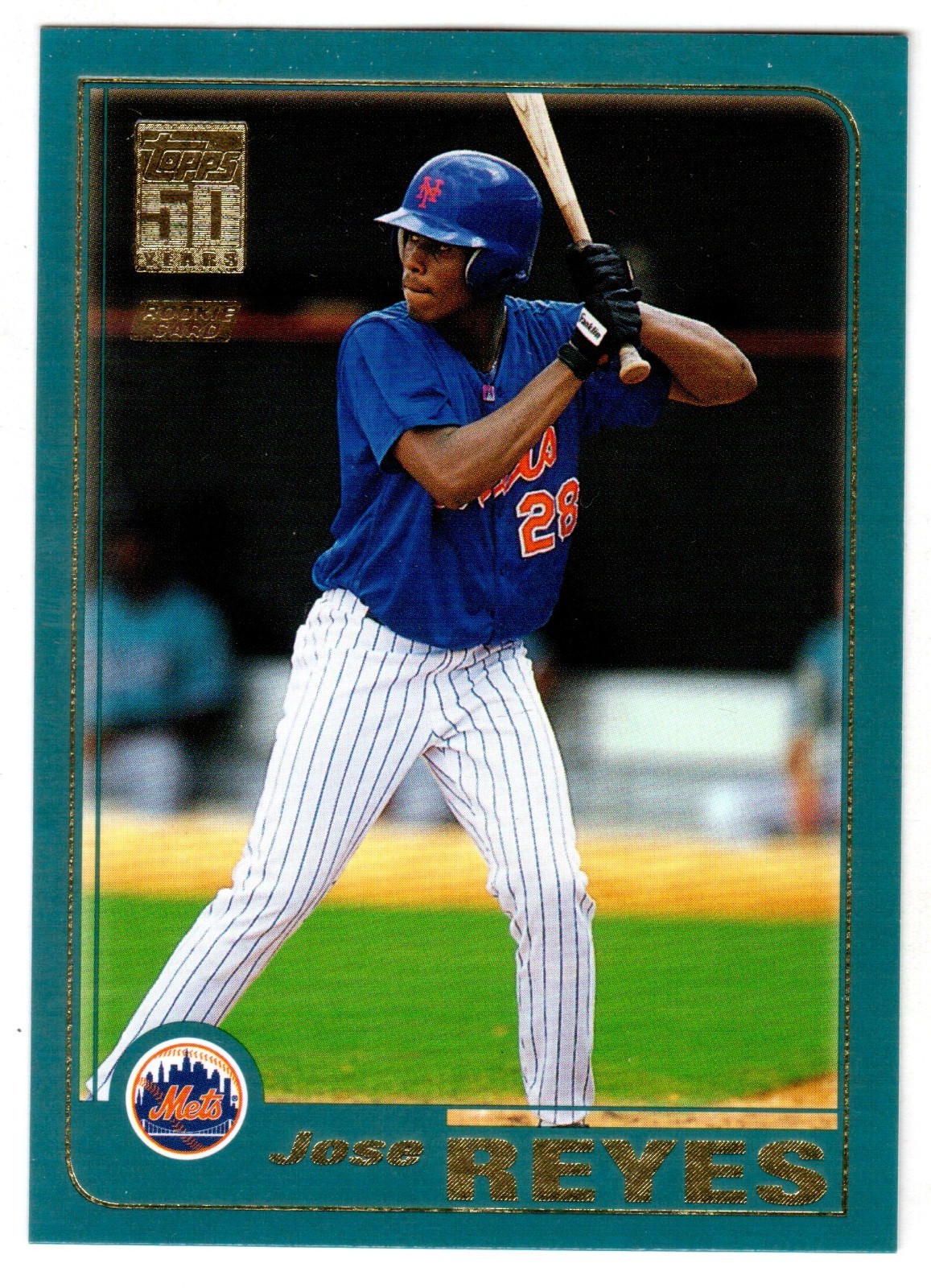 2001 TOPPS TRADED #T242 JOSE REYES ROOKIE