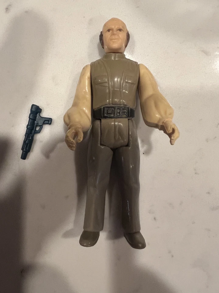 Figura de acción vintage Star Wars Lobot 1980 100 % completa Kenner Foto 3 de 4