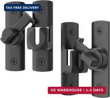 2 Pcs Degree Barn Door Latch, 180/90 Sliding Barn Door Lock  Sliding Gate Latch L