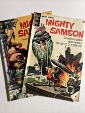 VINTAGE LOT of 2 MIGHTY SAMSON #9 #12 GOLD KEY Comic Books 1967