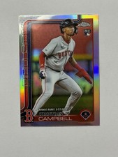 2025 Topps Chrome Update Series - Rookie Debut Refractor Kristian Campbell