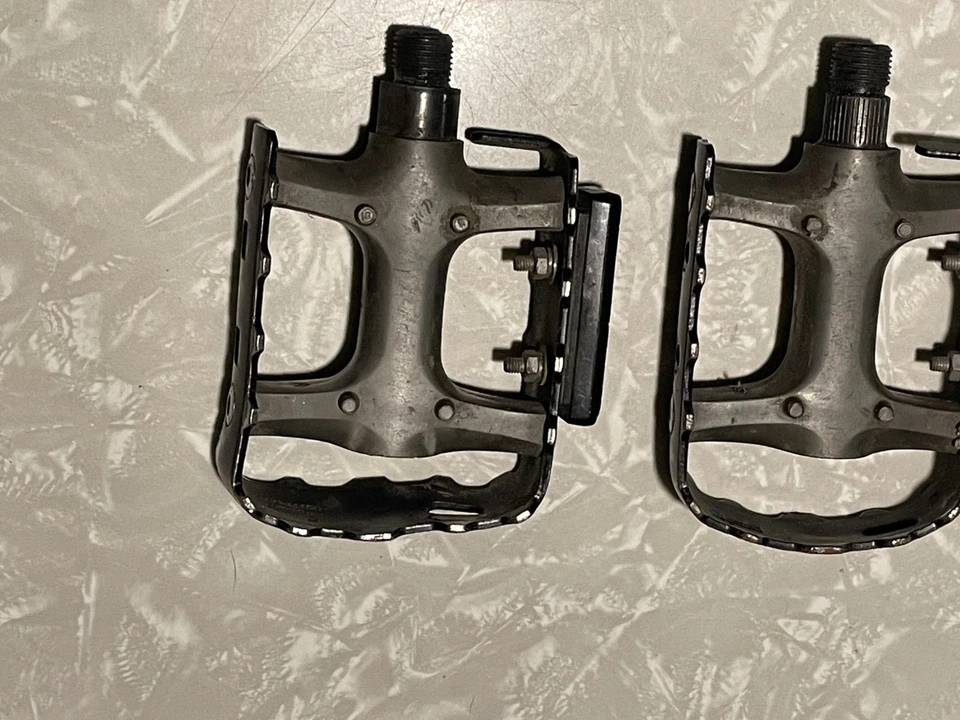 Pedales de plataforma plana Shimano Exage Mountain PD-M450 Japón años 90 MTB vintage Foto 2 de 4