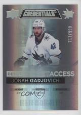 2021 Upper Deck Credentials Debut Ticket Access /999 Tier 1 Jonah Gadjovich 0en4