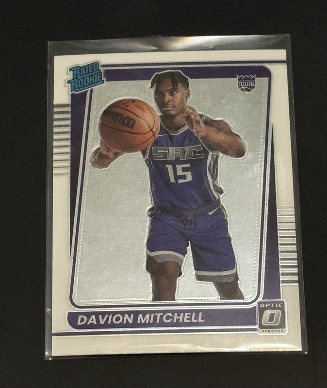 2021-22 Panini Donruss Optic - Rated Rookie Davion Mitchell #155 (RC)