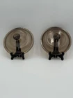 Pyrex Corning Ware Visions V-1-C Brown Amber Glass Round Replacement Lid 6 3/8"