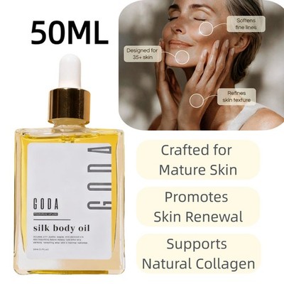 GODA Silk Perfume Body Oil Bath & Shower Oil Smooth Skin Anti