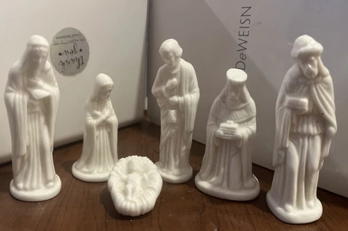 Vintage White Porcelain Nativity Scene Centurion Collection  Made in Taiwan,Nice