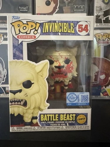 Funko POP Comics Invincible 54 Battle Beast Bloody Figure Exclusive CHASE MINT🔥