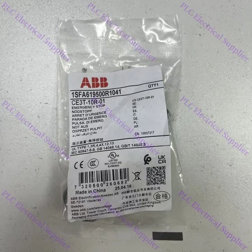 CE3T-10R-01 1PCS NEW For ABB CE3T-10R-01 Emergency Stop Pushbotton Switches