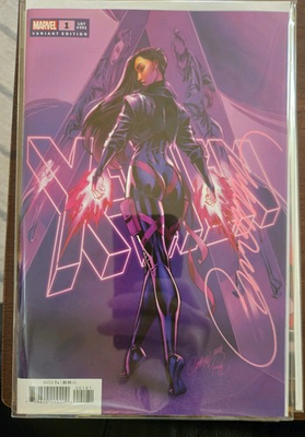 #ad X Men #1 SIGNED Psylocke J. Scott Campbell Variant w COA $60.00