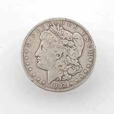 1902 Morgan Silver Dollar 90% Silver Details