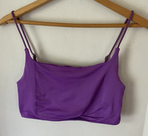 Anthropologie Renna Seamless Square Neck Bra Purple Large