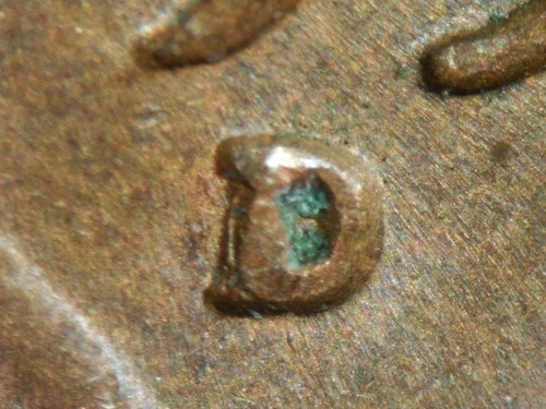 HIGH GRADE MINT ERROR 1951-D  LINCOLN WHEAT CENT RPM#5  XF