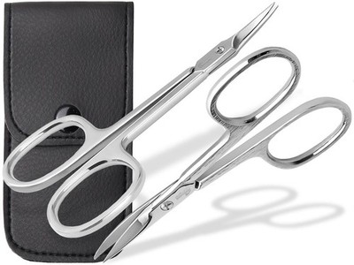 Nagelschere Hautschere Solingen Set Gebogene Scheren Fußnagelschere Etui Manikür