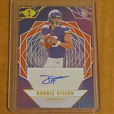 Jaren Hall 2023 Illusions - Rookie Vision Signatures #RVS-JHA Red /75 (AU, RC)