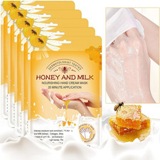 5 Pairs Hand Mask Gloves, Moisturizing Repairing Treatment for Extra Dry Rou