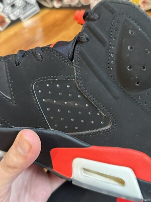 Nike Air Jordan 6 Retro Black Infrared 2019 Mens Size 9