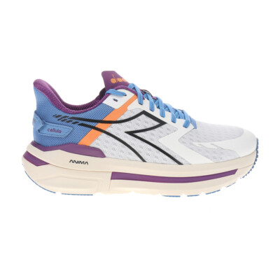 Diadora Cellula Running  Mens Blue, Orange, Purple, White Sneakers Athletic Shoe