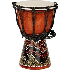 X8 Drums Mini Djembe Sun Lizard Graphic