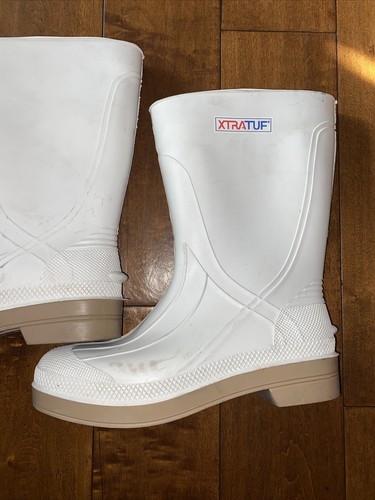 White Rubber Outdoors Fishing Boots | eBay