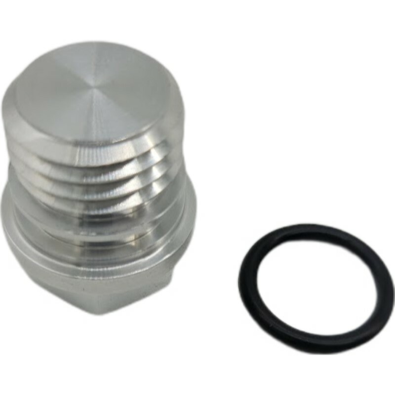 EZGO RXV Golf Cart 2008Up Engine Oil Drain Plug 603557 Billet Aluminum